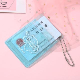 Ví tiền trong suốt đính sequin lấp lánh phong cách Hàn Quốc dành cho nữ