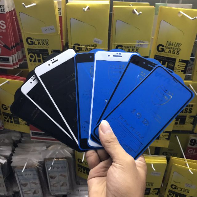 Kính Cường Lực 10D Full Màn Cho Iphone - 6/6S Plus/7/7plus/8/8plus/iPhone X / XS max