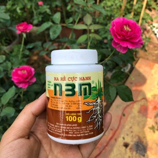 N3M - phân bón phục hồi bộ rễ nhanh chóng cho hoa hồng (hộp 100g)