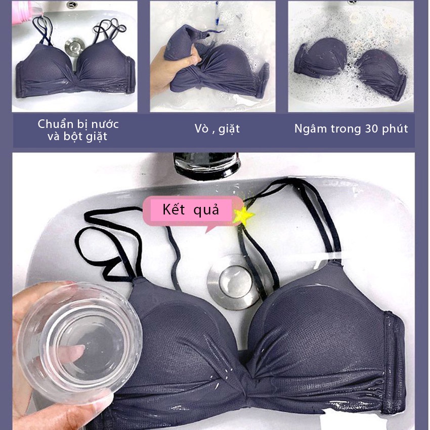 Áo lót nâng ngực HuNa áo ngục không gọng cúp 2,5 cm AN04 mút dày vạt chéo tôn dáng vòng 1 mềm mại tạo khe đẩy ngực NaHu