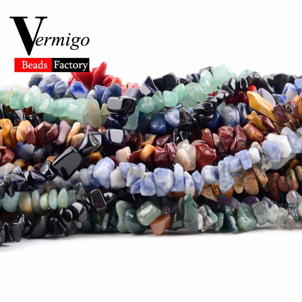 Chuỗi Hạt Đá Thạch Anh Tím Tự Nhiên 3-5 - 8-12mm 16Inch Làm Trang Sức