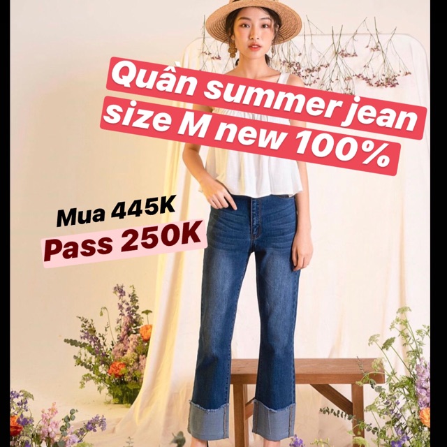 Thanh lý quần jean Dottie size M new 100%