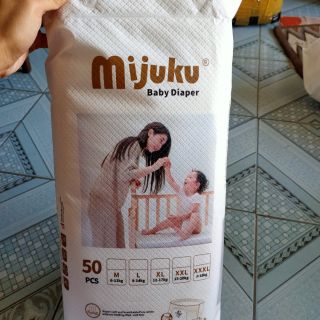 Bỉm quần mijuku 50m/50l/50xl/50/xxl