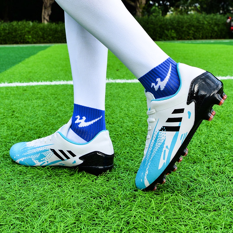 Giày bóng đá chất lượng cao X19.1 FG Giày đá bóng cổ thấp Giày bóng đá thanh niên Size:35-45