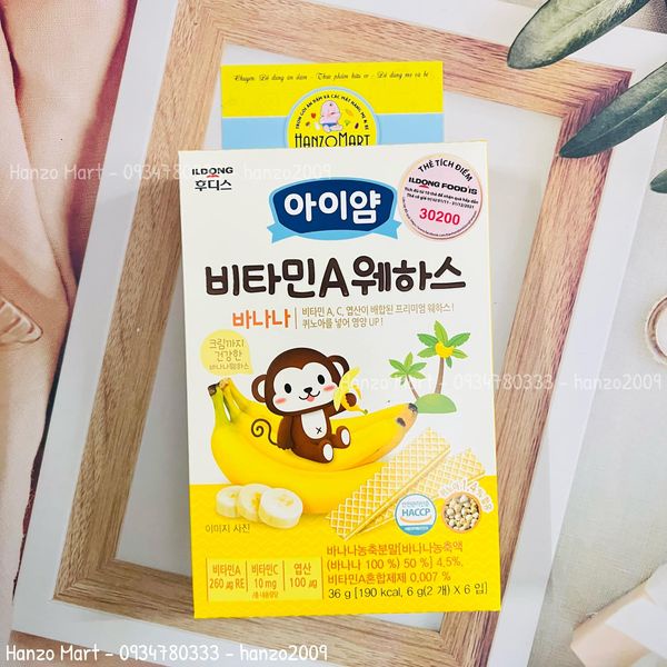 Bánh Ăn Dặm cho bé xốp ildong Hàn Quốc cho bé 7m+