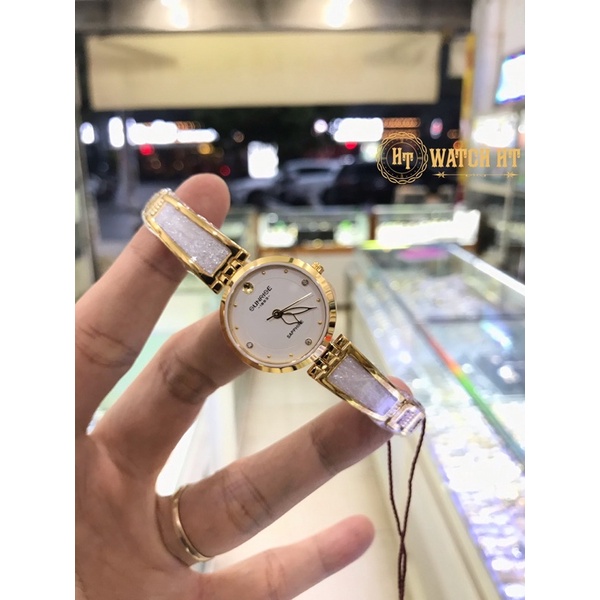 Đồng hồ nữ SUNRISE 9957SA full hộp, thẻ chính hãng, Kính Sapphire chống xước