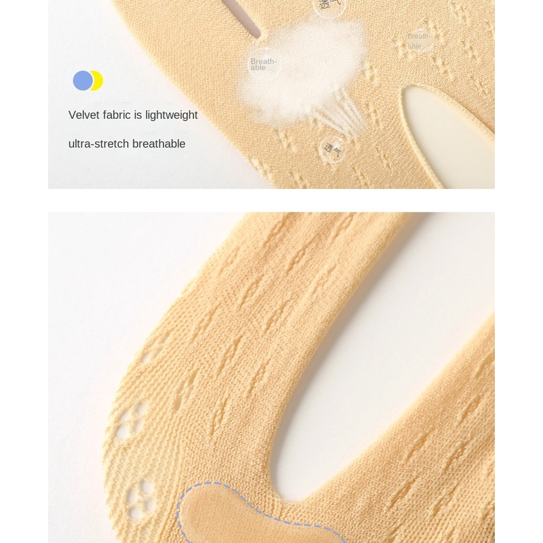 Set 3 Đôi Tất Xỏ Ngón Thời Trang Cho Nữ