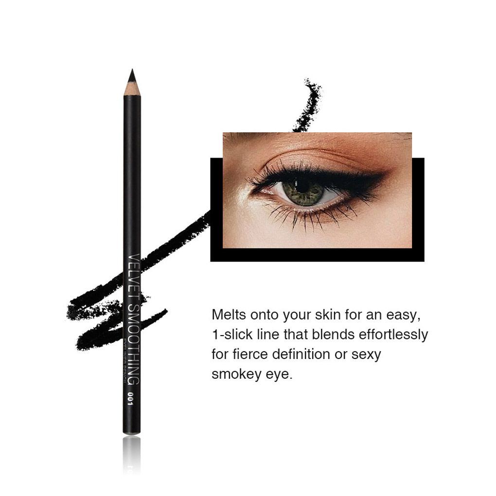 [Hàng mới về] Bộ 12 bút kẻ mắt Menow P127 màu đen lâu trôi kháng nước và mồ hôi