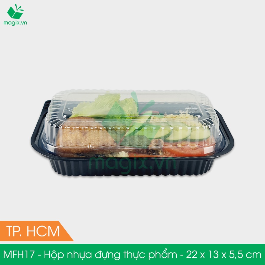 MFH17 - 50 Hộp nhựa đế đen nắp trong HT17