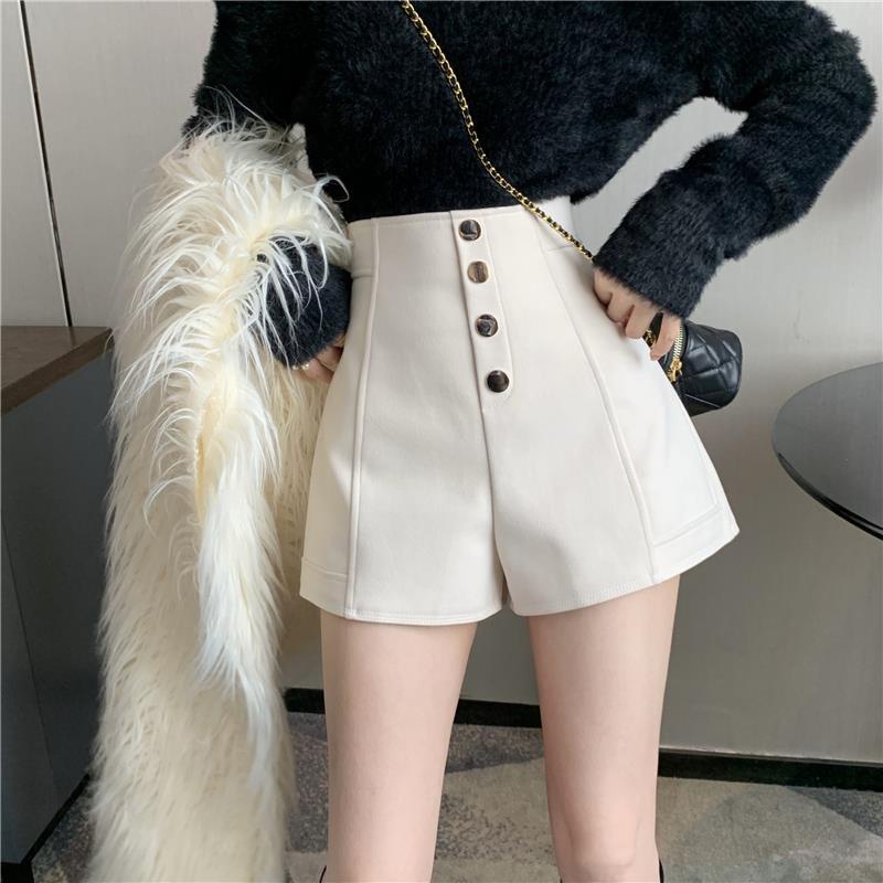 Quần Short Nữ Lưng Cao Dáng Chữ A Màu Đen Thời Trang  tao bao