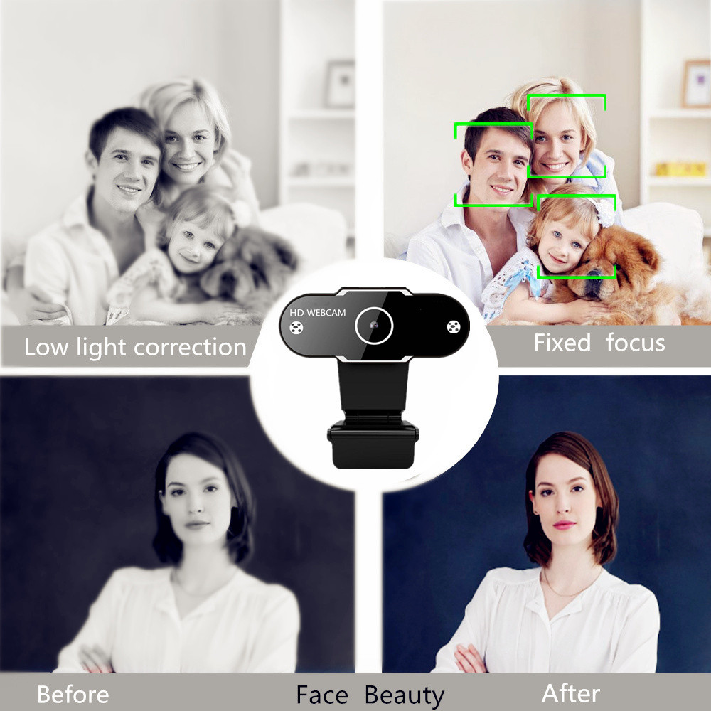 Webcam Full Hd 1080p 1944p 720p 480p Kèm Micro Dành Cho Máy Tính | BigBuy360 - bigbuy360.vn