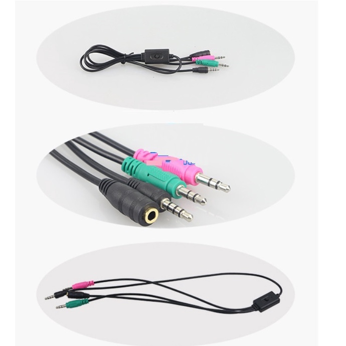 Dây Livestream 3 Màu Kết Nối Sound Với Card Điện Thoại