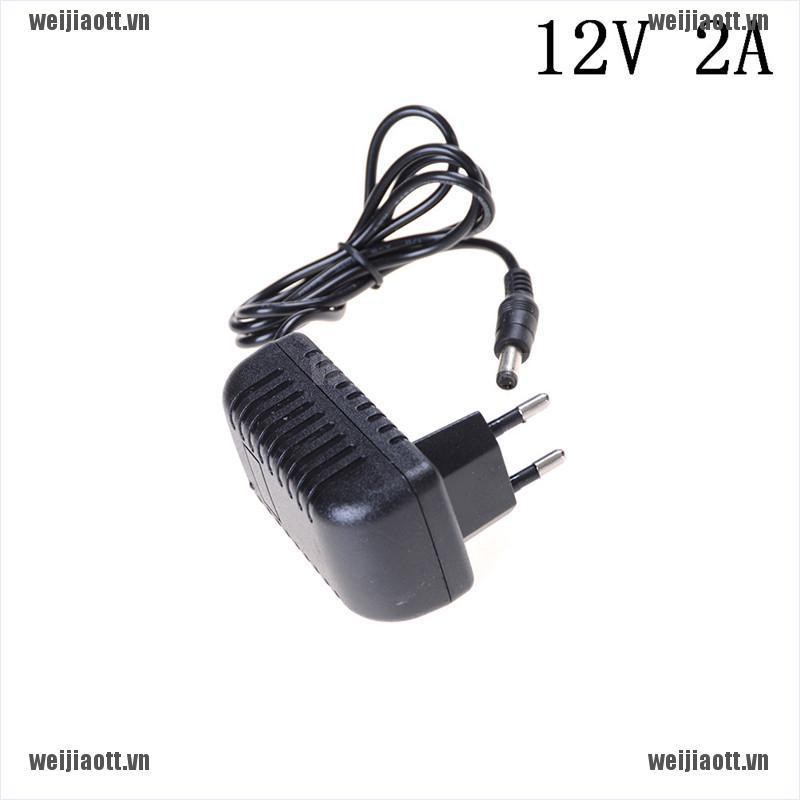 1 Đầu Cắm Nguồn Dc 12v 2a 5.5mm Cho Đèn Led Cctv