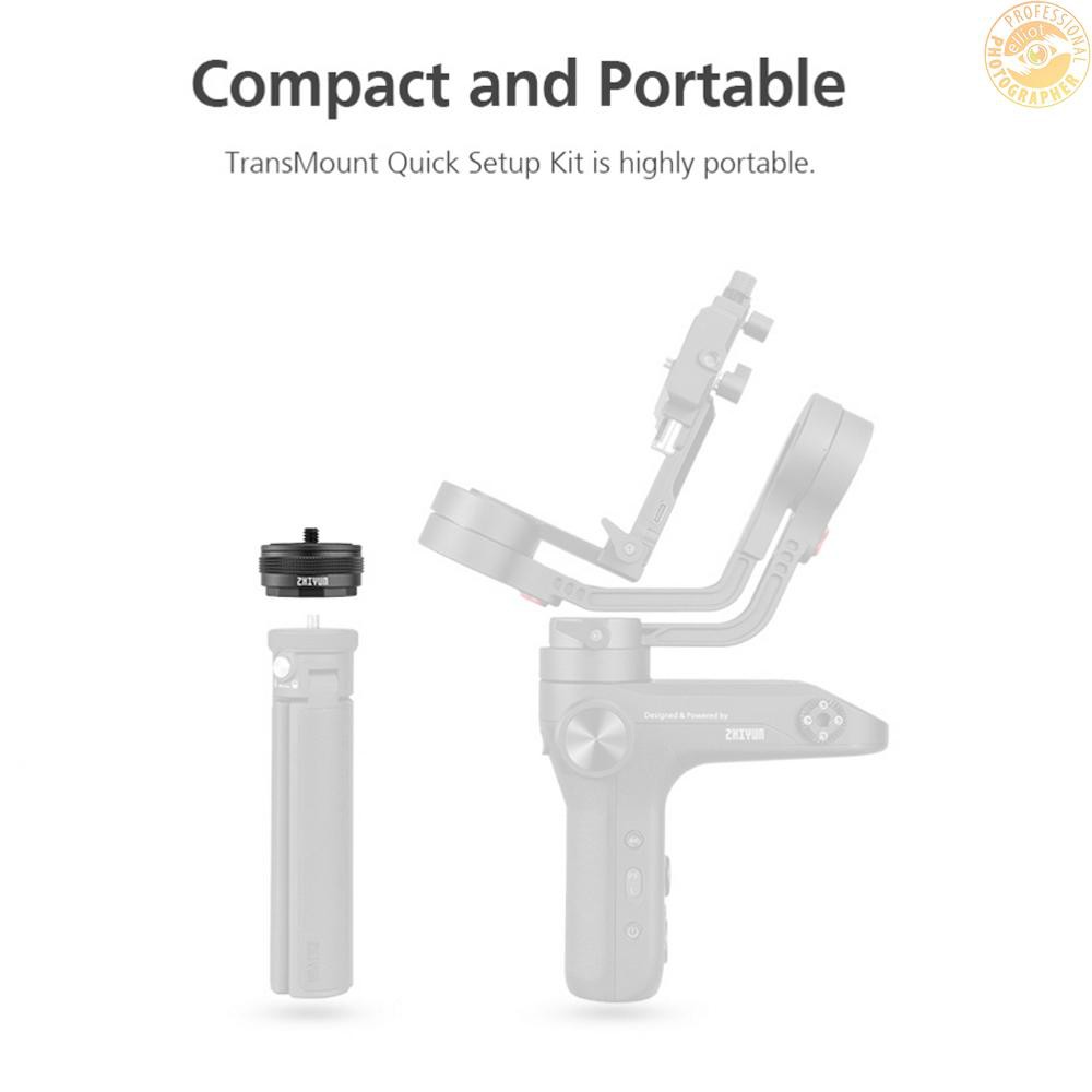 Bộ Ổn Định Tháo Lắp Nhanh Ốc 1 / 4 Inch Cho Zhiyun Crane 3 Lab / Weebill Lab / Crane 2 / Crane Plus / Crane V2 / Crane-m