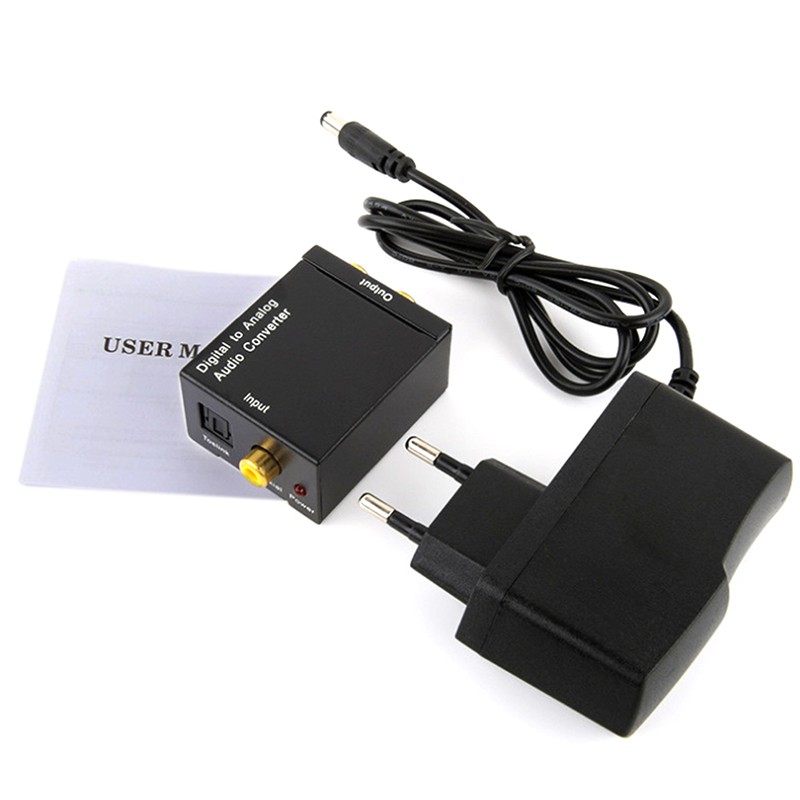 Bộ Thiết Bị Chuyển Đổi Âm Thanh Kỹ Thuật Số Qua Analog Rca L / R Chất Lượng Cao