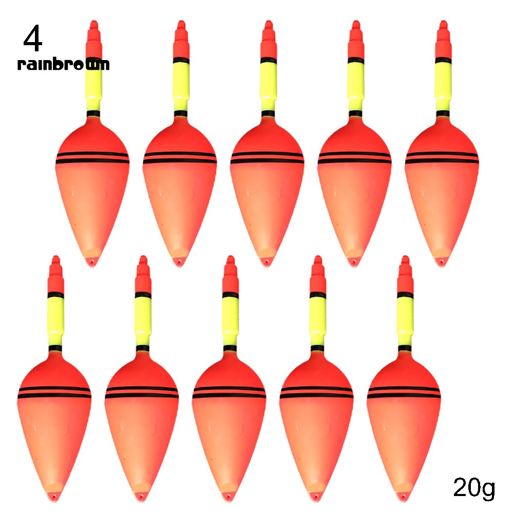 Set 10 Phao Câu Cá Hình Quả Ô Liu