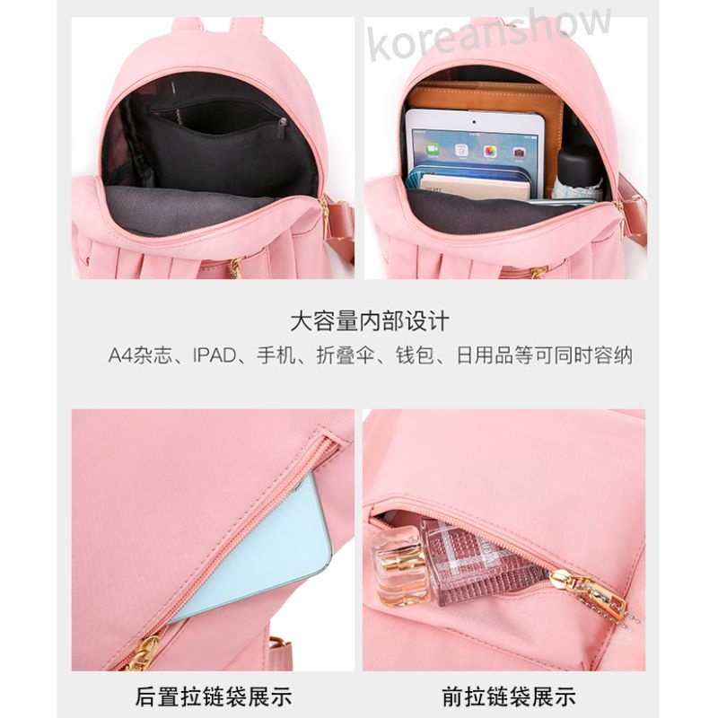 Ba Lô Mini Dễ Thương Sekolah Beg Galas Wanita Beg SandanWanita Murah Beg Galas Belakang Perempuan Cho Nữ