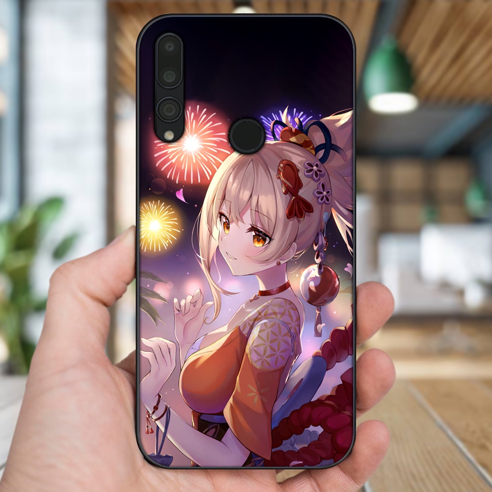 Ốp lưng Huawei Y9 Prime 2019 viền đen in hình Yoimiya Genshin Impact