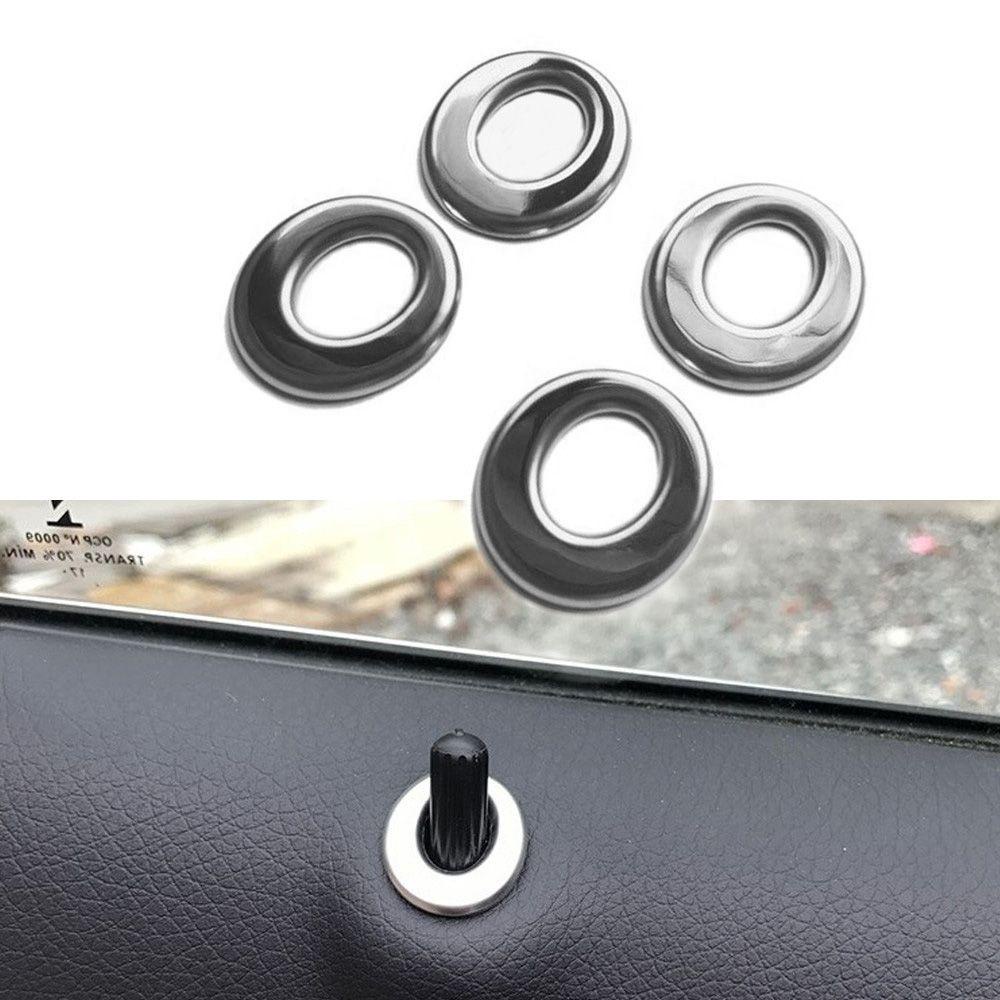 Bộ 4 Ốc Vít Hợp Kim Nhôm Trang Trí Núm Vặn Bên Trong Xe Hơi Benz A B GLA CLA