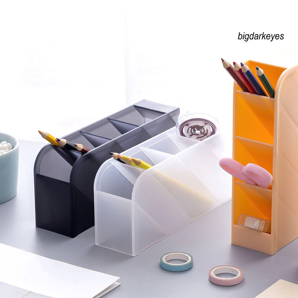 Hộp Đựng Bút / Cọ Trang Điểm Để Bàn Ốp