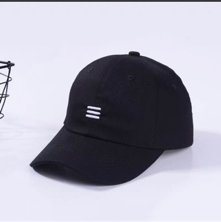 Korean Trendy Sewn On Embroidered Basic Visor Baseball Cap