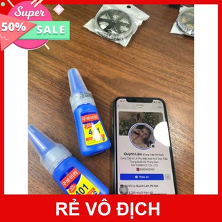 [CHÍNH HÃNG] Keo 401 dán móng dán đá