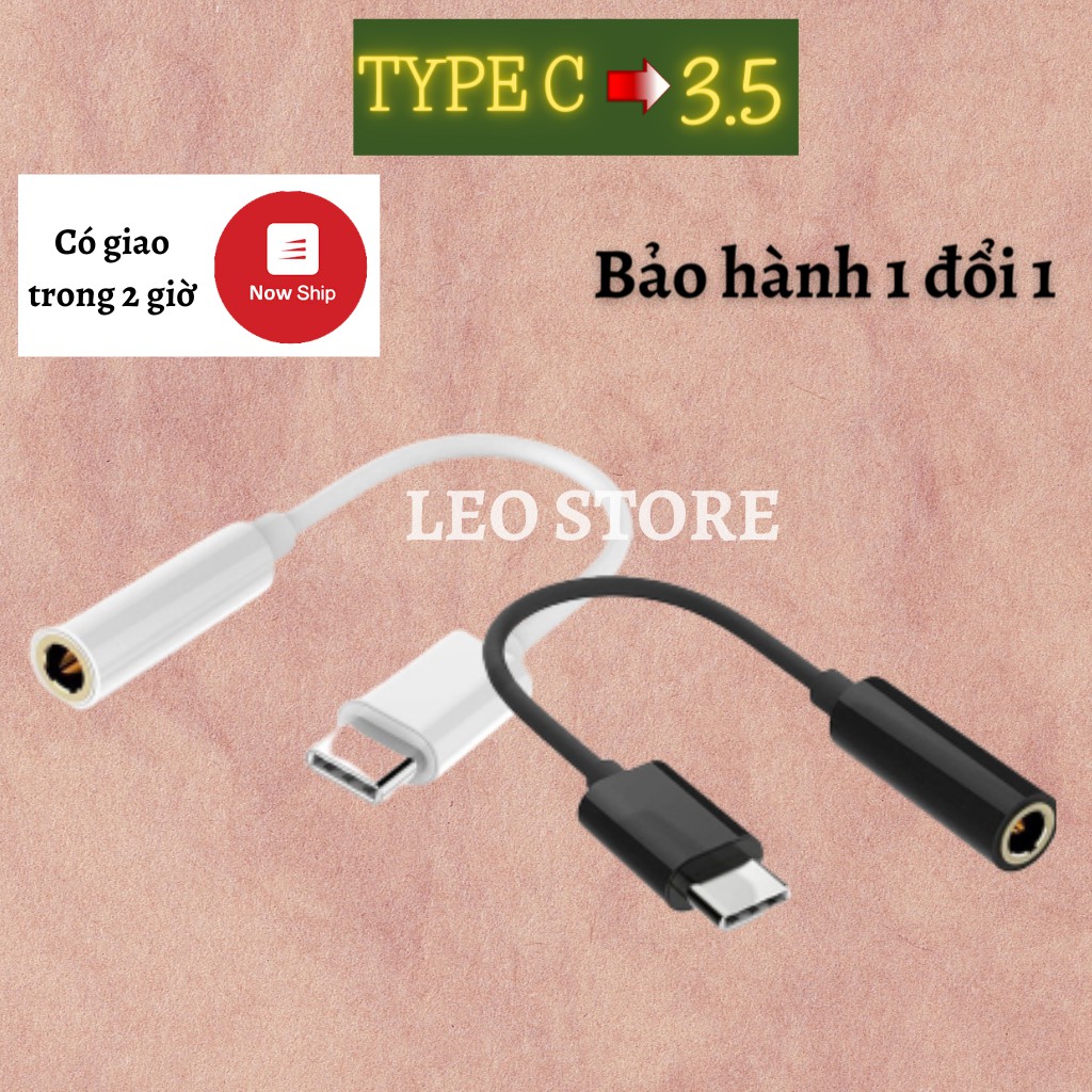 [Mã ELHACE giảm 4% đơn 300K] Cáp chuyển đổi Type c sang 3.5 - Jack chuyển đổi Type C sang 3.5