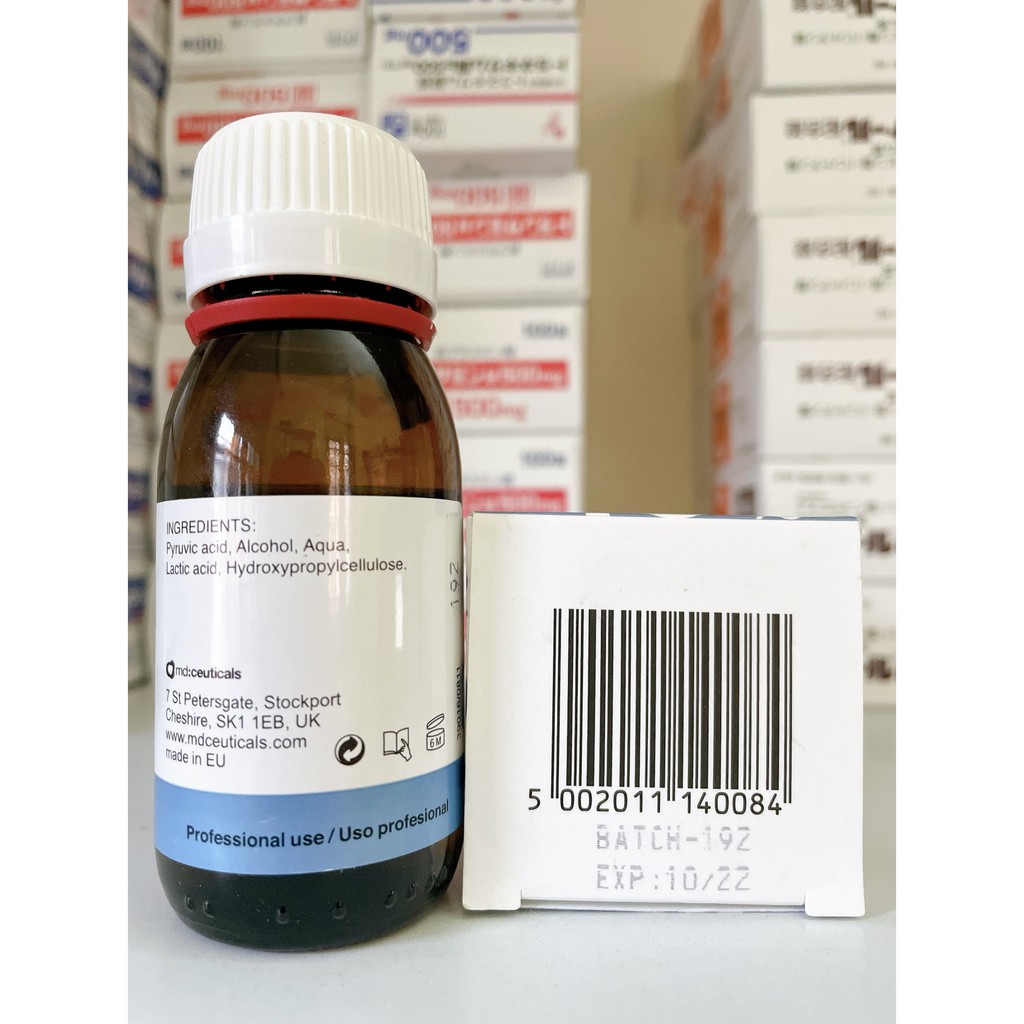 Thay da sinh học xóa nám, sáng da & ngăn ngừa lão hóa MD:CEUTICALS MD: PEEL Pyruvic 40%