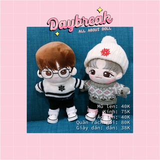 Outfit doll - Áo len cho doll 20cm