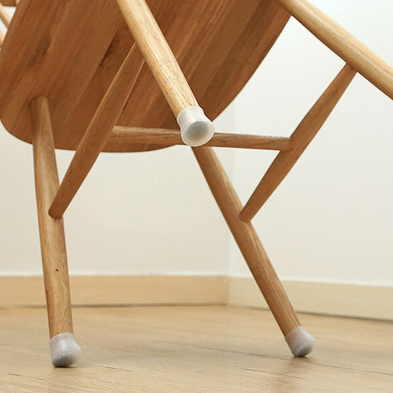 Bộ 4 miếng lót chân bàn ghế bằng silicone tiện dụng