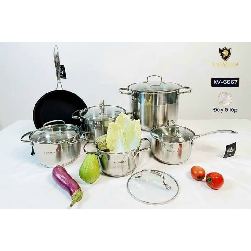 BỘ 6 NỒI CAO CẤP KV-6667 CỦA KAISA VILLA,