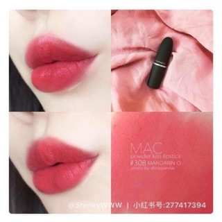 (Hàng duty đủ bill) Son MAC Powder Kiss 308 Mandarin O