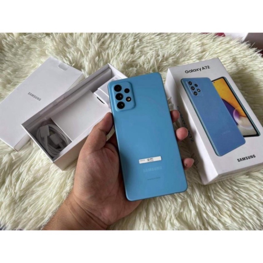 Điện thoại Samsung Galaxy A72  mới nguyên seal bh 12 toàn quốc ảnh thật