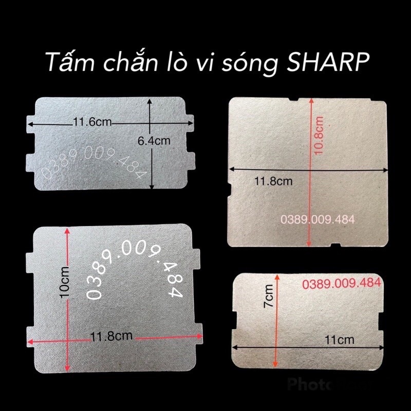 Tấm amiang chắn sóng lò vi sóng SHARP chính hãng (chọn mẫu)