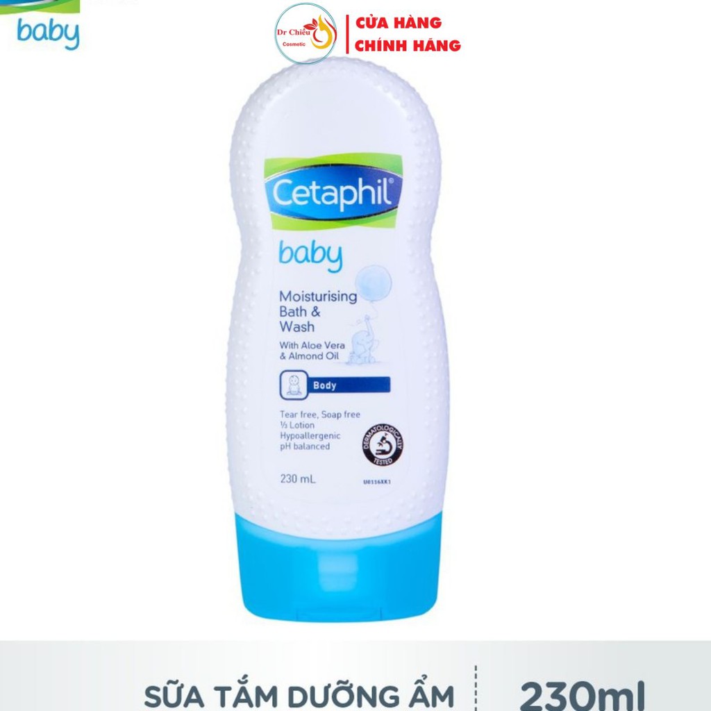 Sữa tắm gội Cetaphil⚜️FREESHIP⚜️ Sữa tắm gội Cetaphil cho bé ⚜️ Cetaphil Baby Gentle Wash &amp; Shampoo 230ml