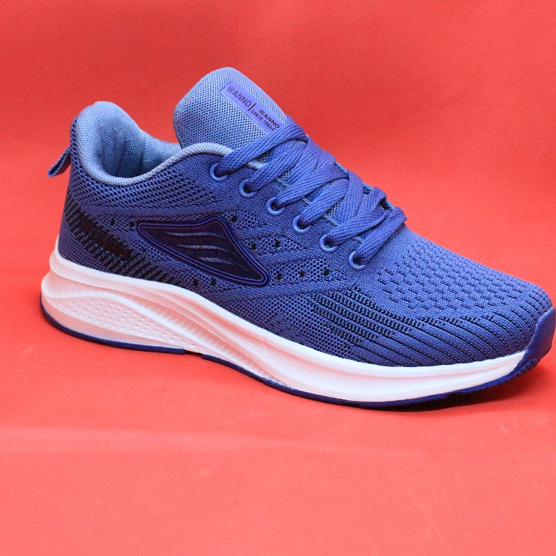 Giày sneaker nam cao cấp WANNO màu xanh (WN221)
