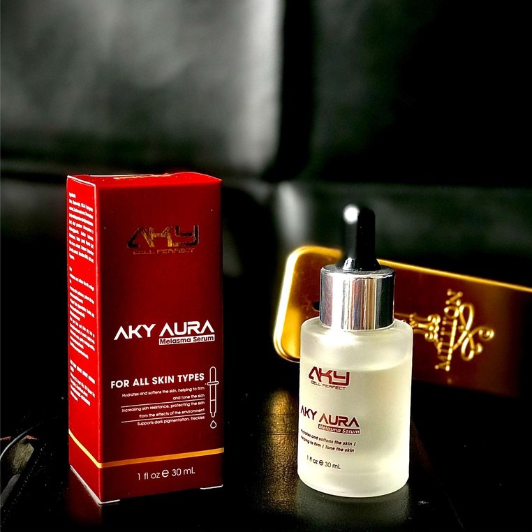 Serum Trắng da AKY AURA hỗ trợ hết nám tàn nhang, da sáng tự nhiên