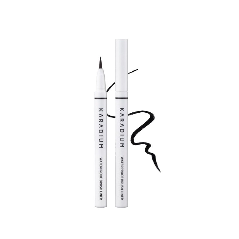 Bút Dạ Kẻ Mắt Karadium Waterproof Brush Liner Black