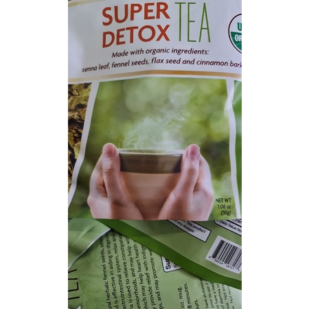 Trà thảo mộc Nanogize Super detox tea