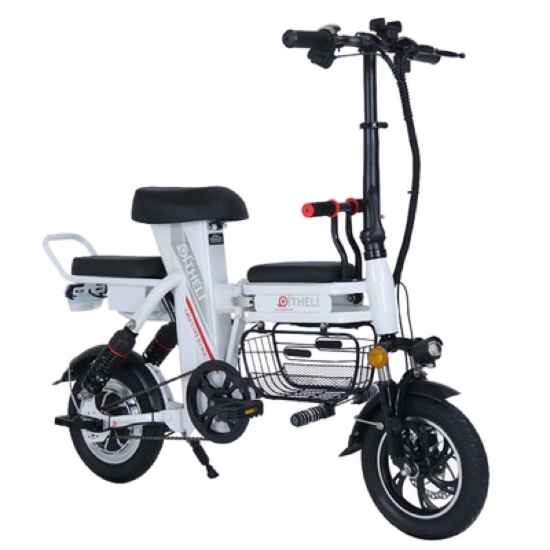 XE ĐẠP ĐIỆN MINI GẤP GỌN ĐA NĂNG THELI PIN 11A 2021