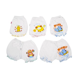 (5-15kg) Quần phồng trắng in Nanio s1-6