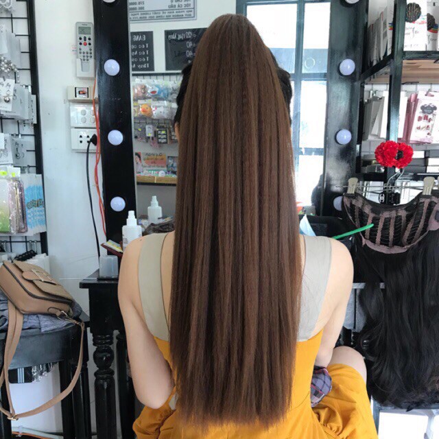Tóc Ngoặm🥰 freeship🥰 thẳng cao cấp chịu nhiệt- hình thật
