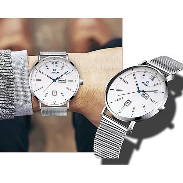 Đồng hồ nam Draco D21-ST01 &quot;The First Boy&quot; TRẮNG