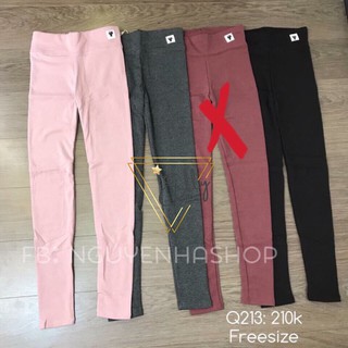Quần legging mèo lót lông