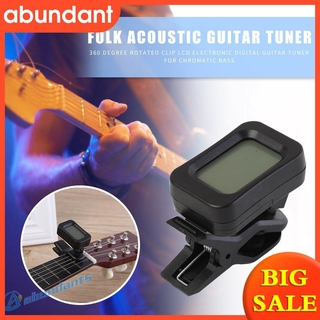 Máy Chỉnh Dây Đàn Guitar Điện Tử Màn Hình Lcd Xoay 360 Độ