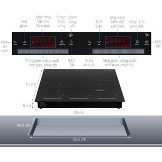 BẾP ĐIỆN TỪ BA JUNGER CEJ-300-IIF