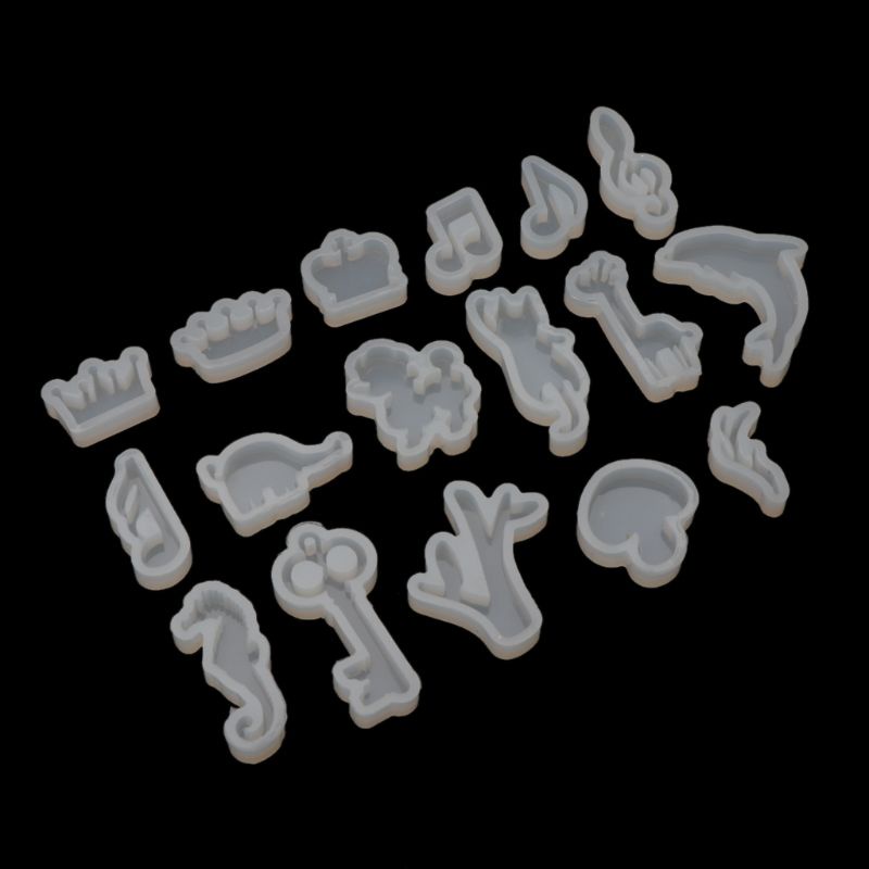 Khuôn Silicone Làm Trang Sức Hình Động Vật Đáng Yêu