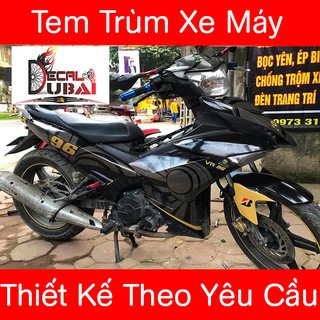 Tem trùm exciter 150 Đen Xám Thể Thao