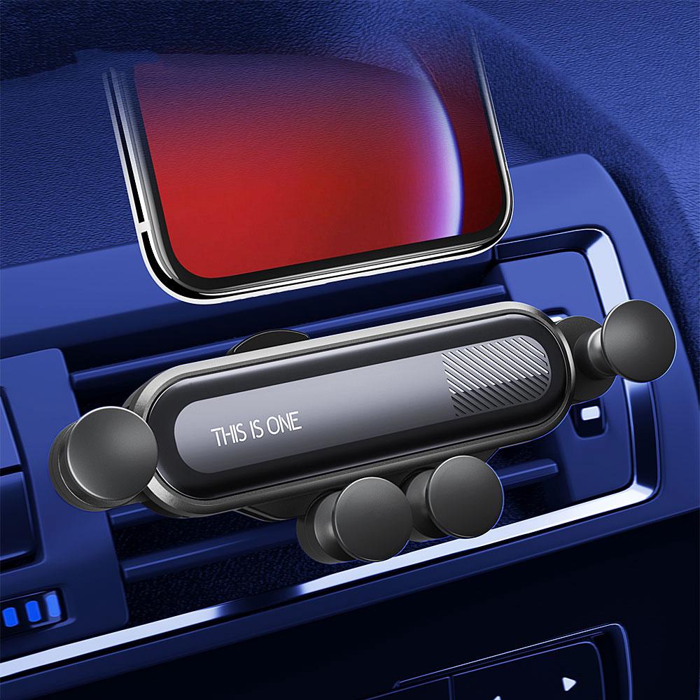 New Gravity Car Phone Holder For Car Air Vent Mount Car Mobile Phone Stand Universal Smartphone Bracket