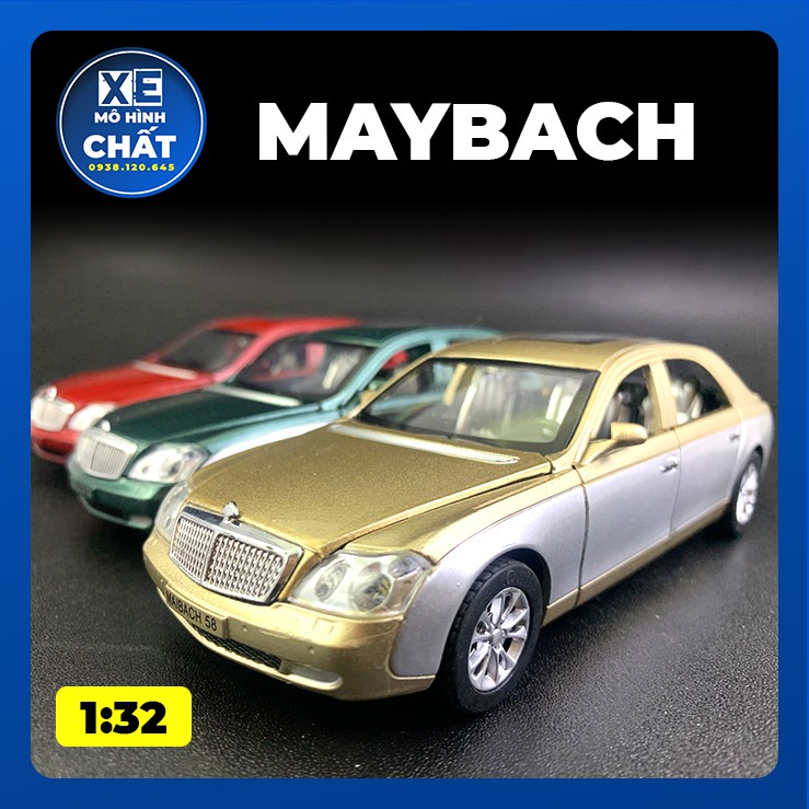 Xe Mô Hình Tĩnh Bằng Kim Loại Maybach tỷ lệ 1:32